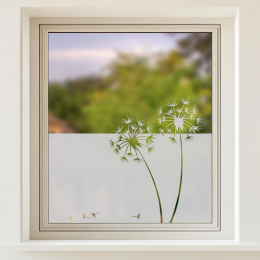 Sichtschutz - Zwei Pusteblumen
