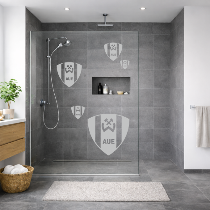 BSG Wismut Aue Aufkleber „Wappen“ – Fenstersticker | Dekorfuchs