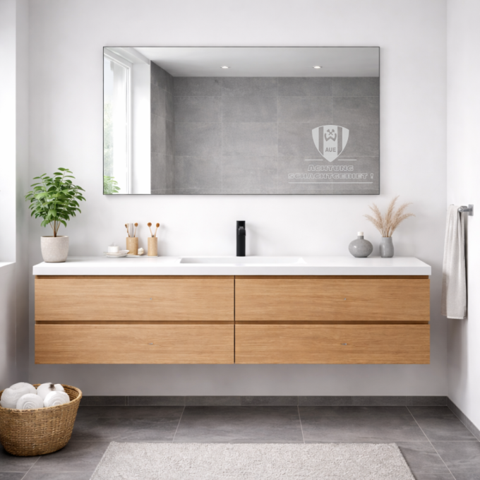 BSG Wismut Aue Aufkleber „Wappen - Achtung Schachtgebiet!“ – Fensteraufkleber | Dekorfuchs