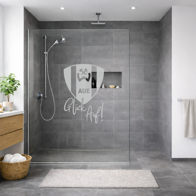 BSG Wismut Aue Aufkleber „Wappen - Glück Auf!“ – Fensteraufkleber | Dekorfuchs