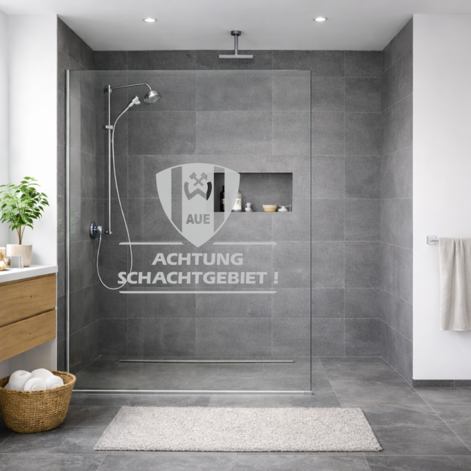 BSG Wismut Aue Aufkleber „Wappen - Achtung Schachtgebiet!“ – Fenstersticker | Dekorfuchs