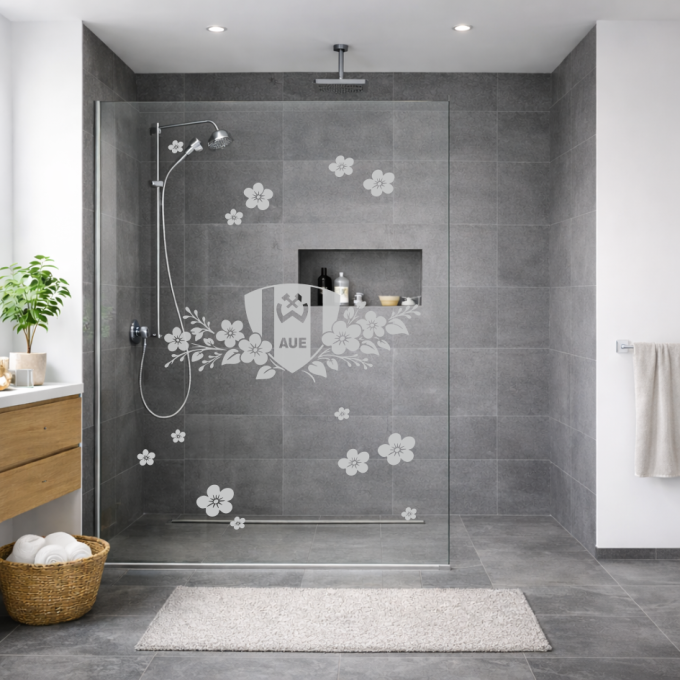 BSG Wismut Aue Aufkleber „Wappen mit Blumenranke“ – Fenstersticker | Dekorfuchs