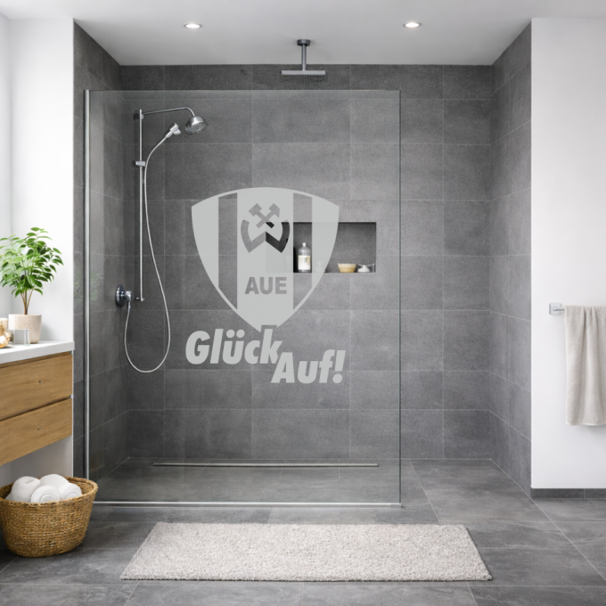 BSG Wismut Aue Aufkleber „Wappen - Glück Auf!“ – Fensteraufkleber | Dekorfuchs