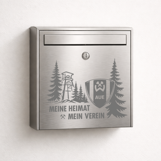 BSG Wismut Aue Aufkleber „Meine Heimat Mein Verein“ | Dekorfuchs