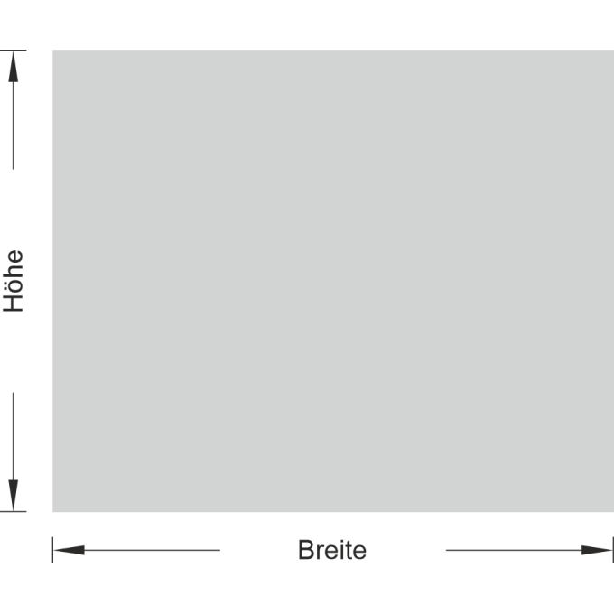 Sichtschutz - neutral ohne Design – Folienzuschnitt