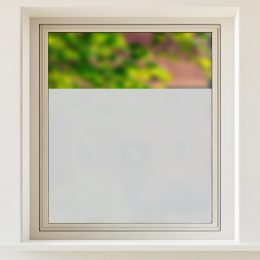 Sichtschutz - neutral ohne Design – Folienzuschnitt