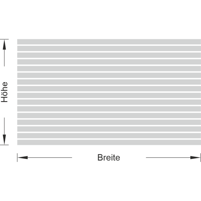 Sichtschutz - Streifenmuster - Streifenhöhe 16 mm, Zwischenabstand 4 mm
