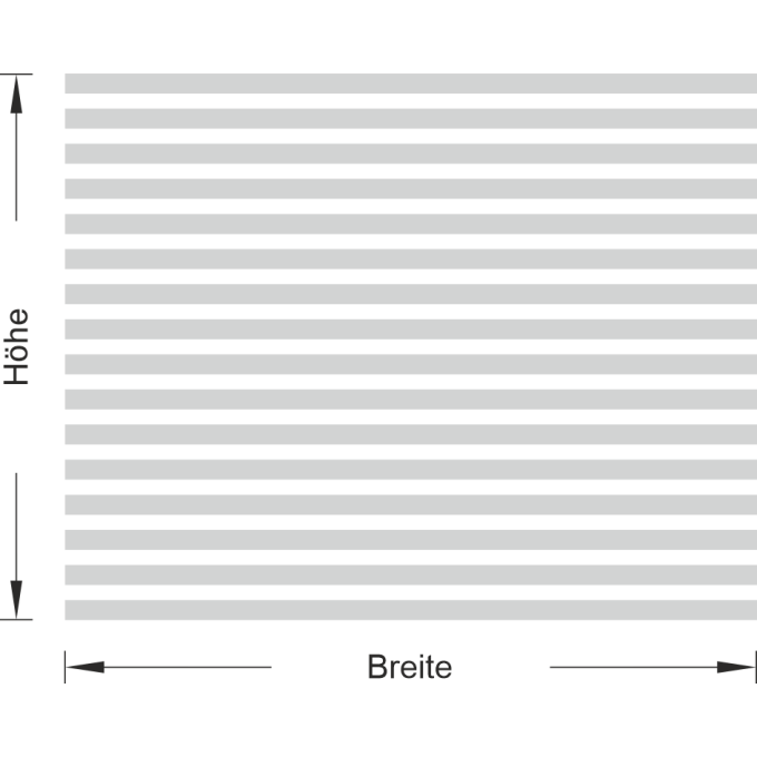 Sichtschutz - Streifenmuster - Streifenhöhe 15 mm, Zwischenabstand 10 mm