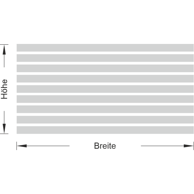 Sichtschutz - Streifenmuster - Streifenhöhe 20 mm, Zwischenabstand 7 mm